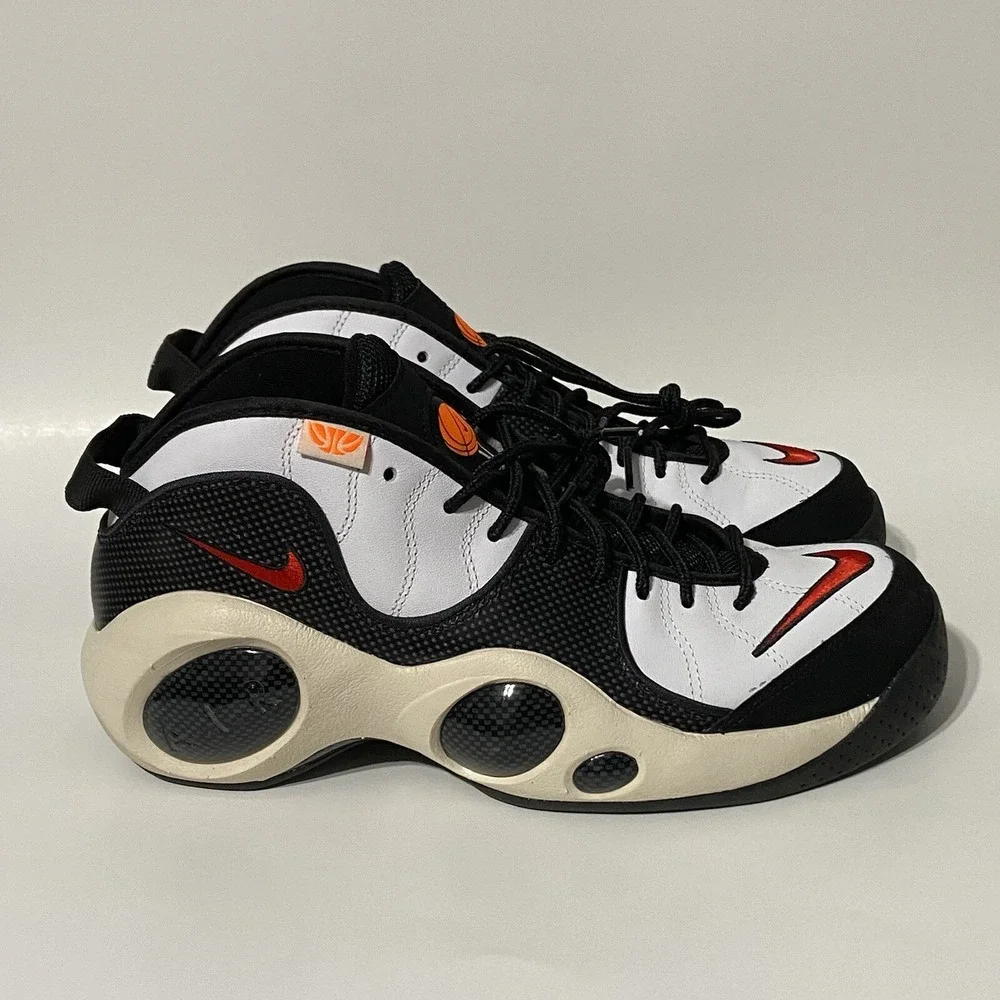 Nike Air Zoom Flight 95 HOOPS Sz 10 White Coconut Milk DS NEW Jason Kidd